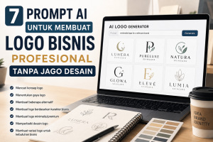 membuat logo bisnis dengan AI